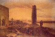 Petrie, George The Last Circuit of Pilgrims at Clonmacnoise oil painting picture wholesale